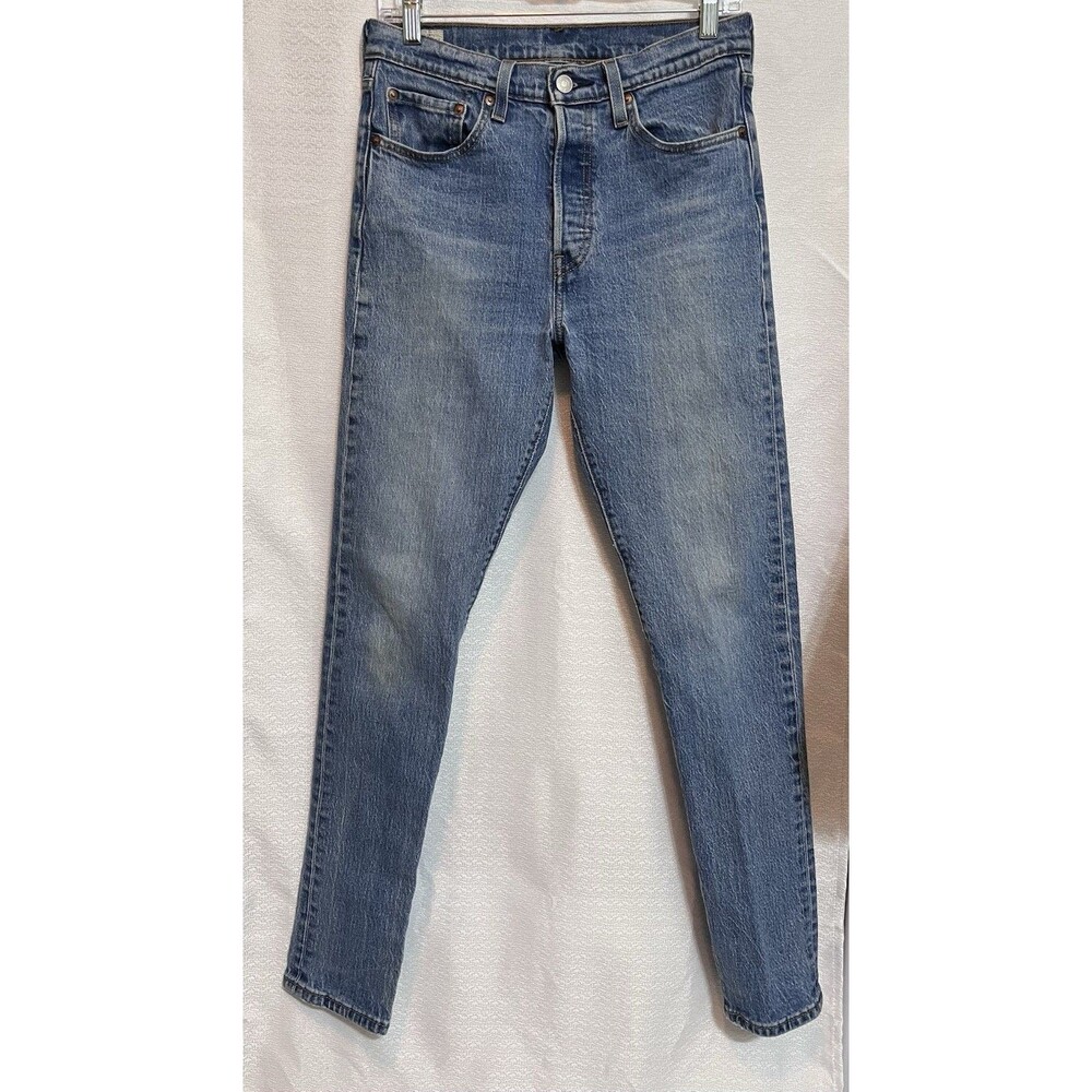 Levis 501s Skinny Premium Big E Button Fly Straight Leg Denim Jeans Mens 28x32